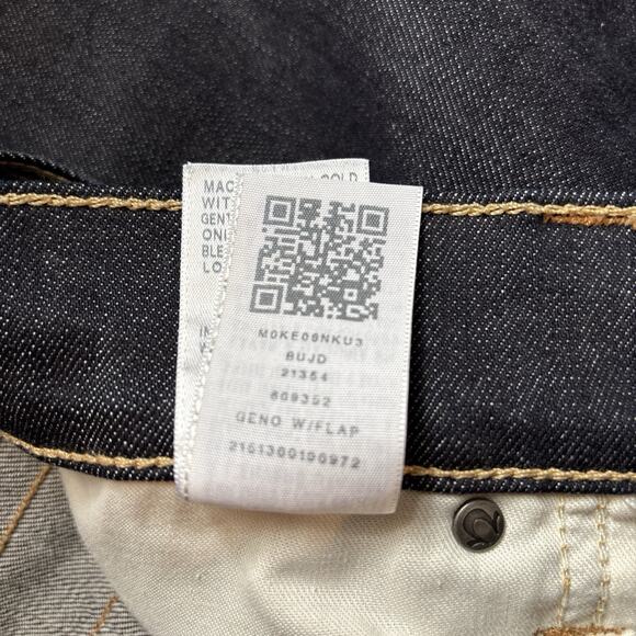 True Religion Geno Flap Relaxed Slim Fit Jeans Denim 34x34 Stretch Dark Wash - Picture 12 of 13